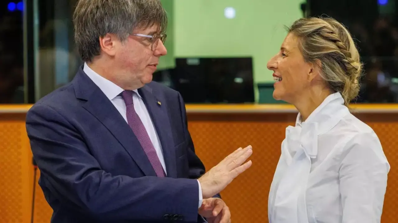 Hace tres a&ntilde;os del encuentro entre Yolanda Diaz y Puigdemont en Bruselas. Entonces todo eran alegr&iacute;as.