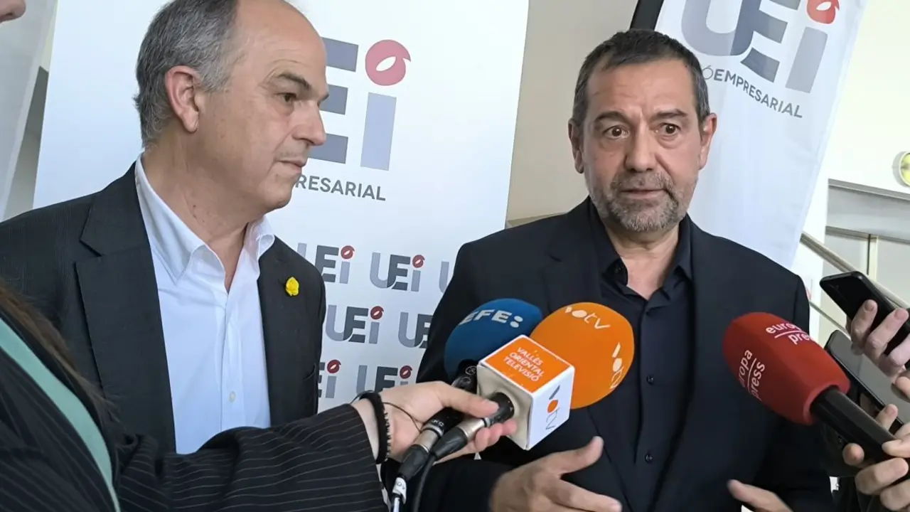 Pep Garc&iacute;a (UEi) amb Jordi Turull