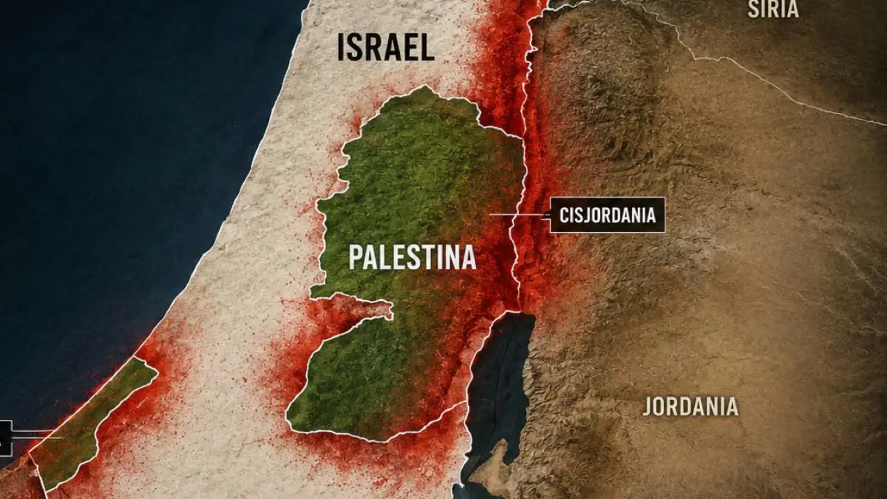 zona de conflicto isreaelita palestino