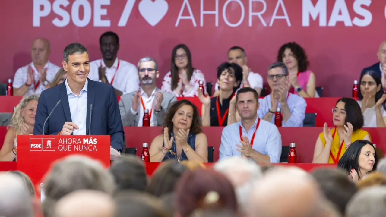 Pedro S&aacute;nchez, en su intervenci&oacute;n en el Comit&eacute; Federal del PSOE - Foto de PSOE - Eva Ercolanese