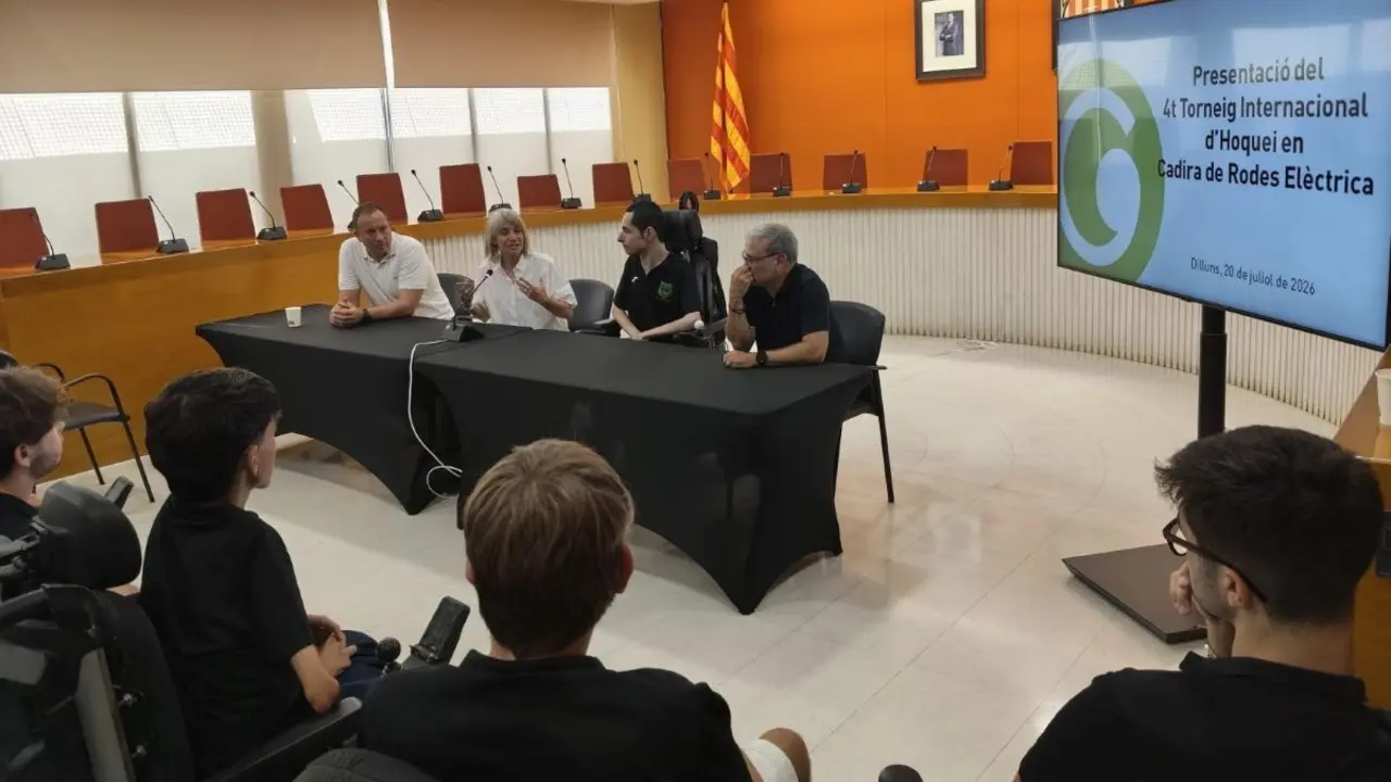 La roda de premsa de la presentaci&oacute; del torneig internacional
