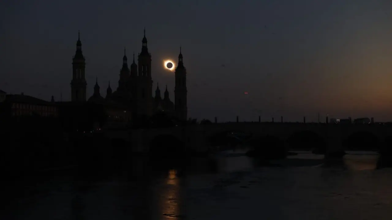 Eclipse en Zaragoza