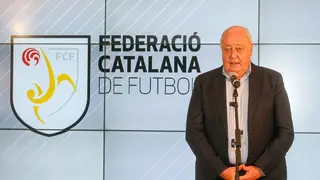 Joan Soteras en la Federació Catalana de Futbol