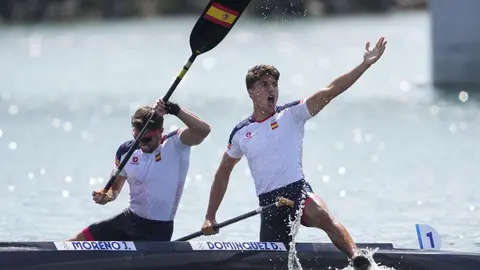 Bronce de Joan Antoni Moreno y Diego Domínguez en piragüismo esprint (C2 500)