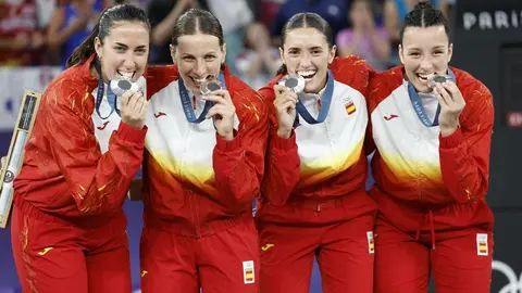 Plata en baloncesto 3x3