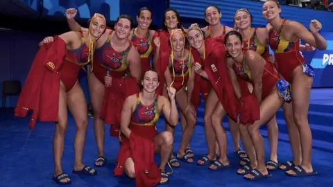 Las chicas de Oro del Waterpolo español