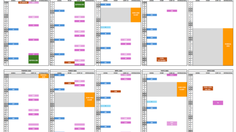 Calendario unificado Temporada 2024-25 Balonmano masculino