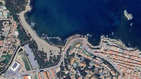 Platja del Rec del Molí a l'Escala