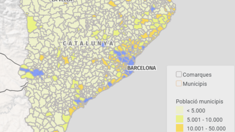 Població catalana x municipis