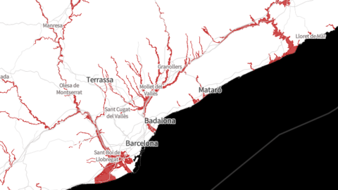 Zonas inundables Fuente Ministerio para la Transición Ecológica y el Reto Demográfico