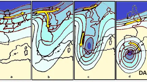 Imagen de una gota fría