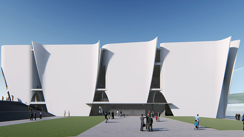 Imagen virtual del proyecto del Museo Hermitage para Barcelona. © Museo Hermitage Barcelona.