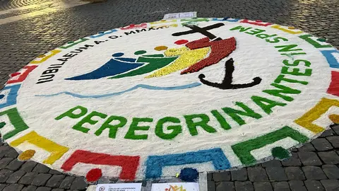 Alfombras en el Vaticano