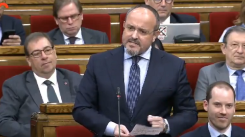Alejandro Fernández en el Parlament