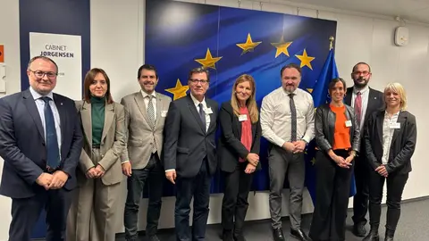 Els i les alcaldes de l'ARC Mteopolità a Brussel·les