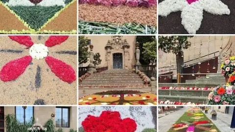 Les catifes del Corpus a la Garriga