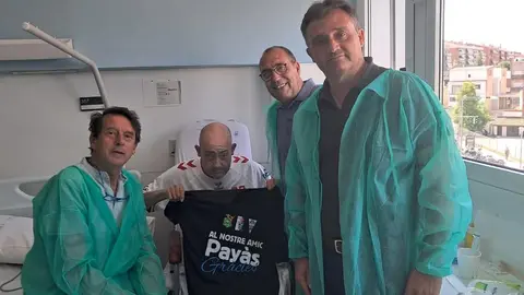 Francesc Payás amb els presidents dels Clubs