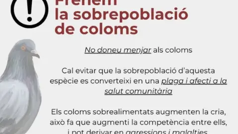 campanya aturem coloms a la Garriga