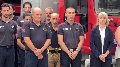 Homenaje al Bombero de Granollers fallecido en Paüls