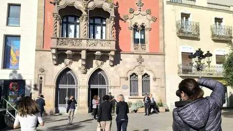 Caminant cap a l'ajuntament