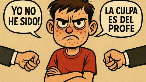 Un adolescente con sus cosas de adolescente