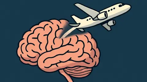 cerebro en modo avión