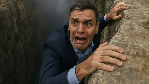 Pedro Sánchez, en el precipio