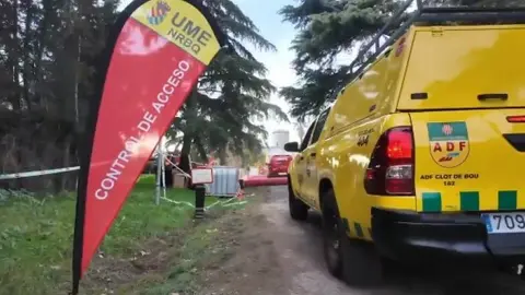 Uno de los controles de la UME 