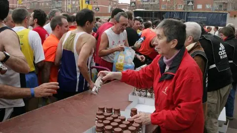 2007 La Tuni a l'avituallament d'arribada