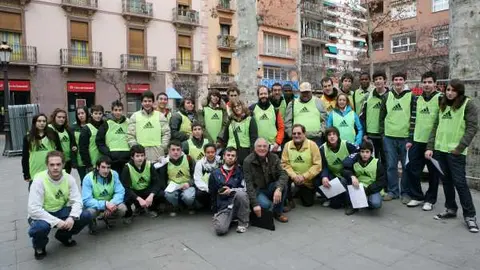 2008 Voluntaris Mini amb en Francesc Campa&ntilde;a (epd), la Natalia i en Tinicus