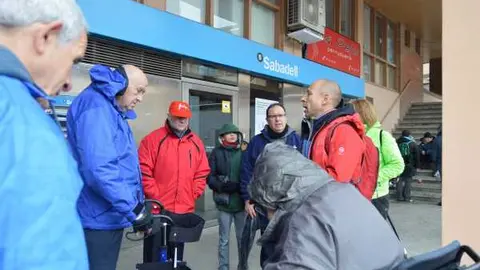 2018 Lluis Baella amb voluntaris de la Garriga
