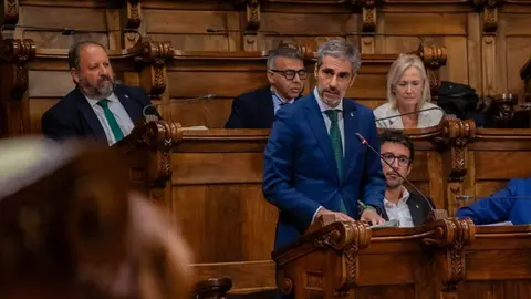 Gonzalo de Oro en una sesi&oacute;n del plenario del Ayuntamiento de Barcelona