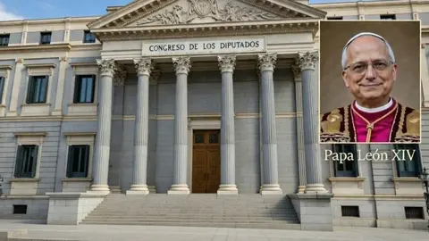 El Papa Le&oacute;n XIV ser&aacute; recibido en el Congreso de los Diputados