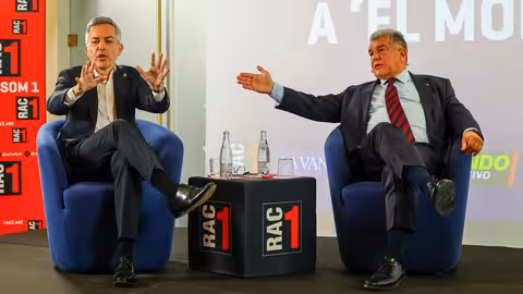 foto debate Laporta - Font en RAC-1