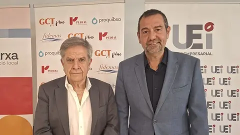 Marcos Urarte (Grup Pharos) i Pep Garcia (UEI)