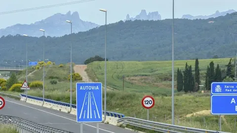 parte de la B-40 a la altura de Terrassa