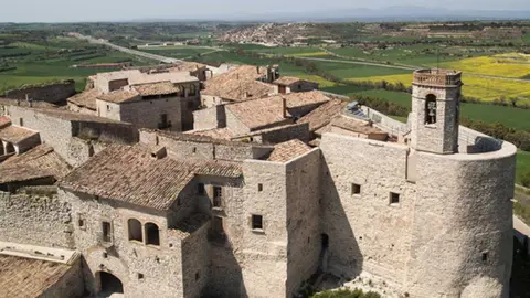 Vista A&egrave;rea Montfalc&oacute; Murallat