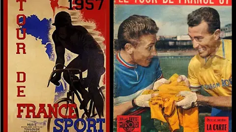 La publicidad del Tour de 1957 que pas&oacute; por Granollers