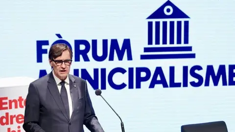 Salvador Illa en el Forum del Municipalisme celebrado en Viladecans
