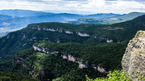 Las monta&ntilde;as de Prades, donde est&aacute; situada La Mussara