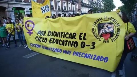 Una de las numerosas manifestaciones 0 a 3