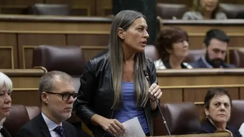 La diputada del Grupo Parlamentario Junts per Catalunya, Miriam Nogueras i Camero