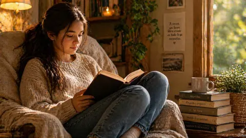 la ni&ntilde;a que esperaba libros