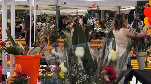 3. les floristes no van parar de treballar