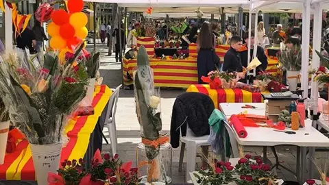 4. que boniques son les roses i que maco el drac a l'epicentre de l'stand