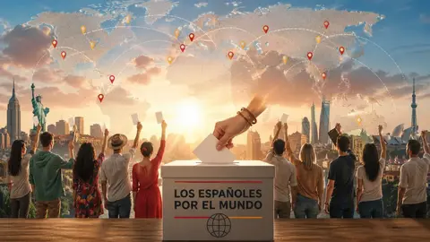 voto de los espa&ntilde;oles por el mundo