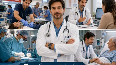 El sitema sanitario exige a un medico ser multifuncional a todas horas, pero no le paga por eso