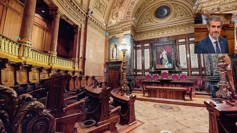 Gonzalo de Oro y el Sal&oacute;n de plenos del Ayuntamiento de Barcelona