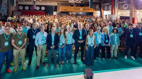 Los pol&iacute;ticos de Junts en la convenci&oacute;n municipalista de este fin de semana