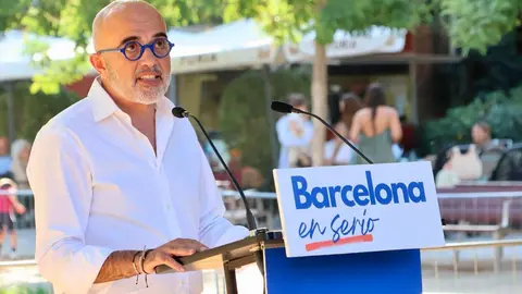 Dani Sirera en el acto &lsquo;Barcelona en serio&rsquo; a un a&ntilde;o de las Elecciones municipales 2027